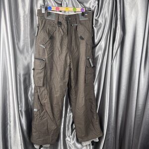 E408 Snow Pants Kids Sz Medium Snowboard Ski Adjustable Pockets Insulated Winter